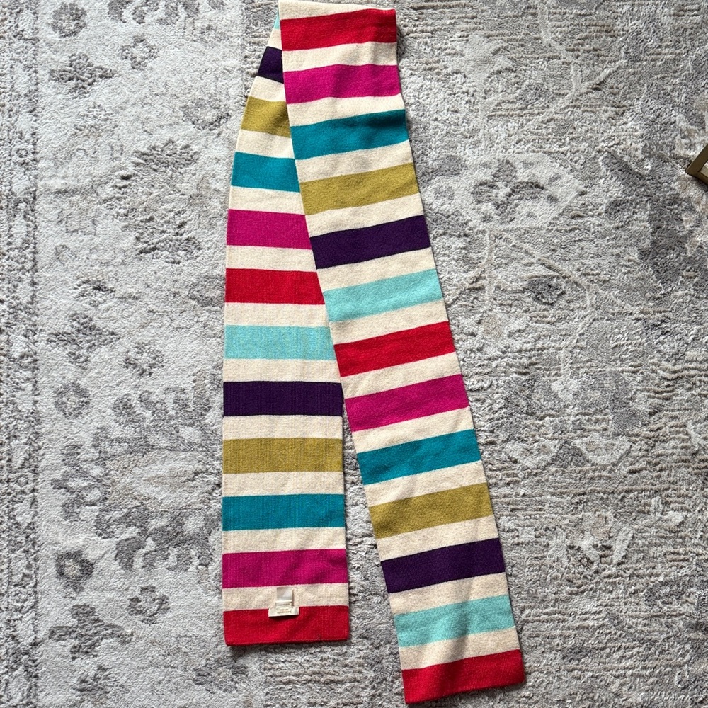 Kate Spade Colorful Striped Scarf